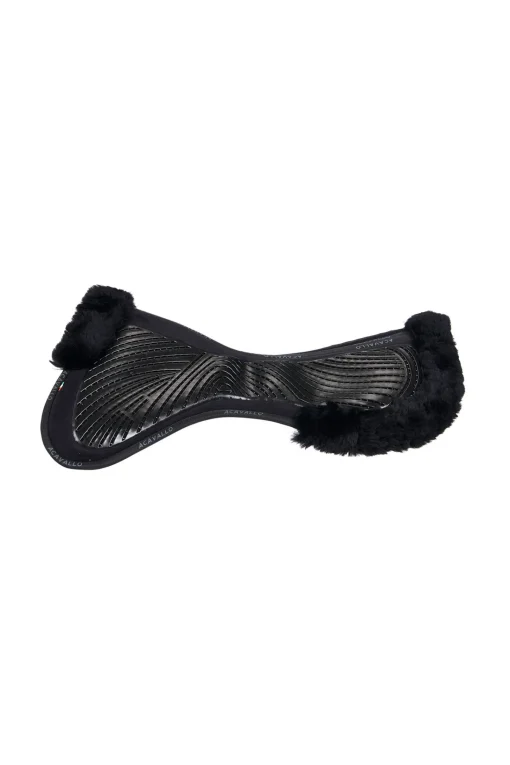 Clearance Close Contact Gel & Memory Foam halvpad med saueskinn Salpad