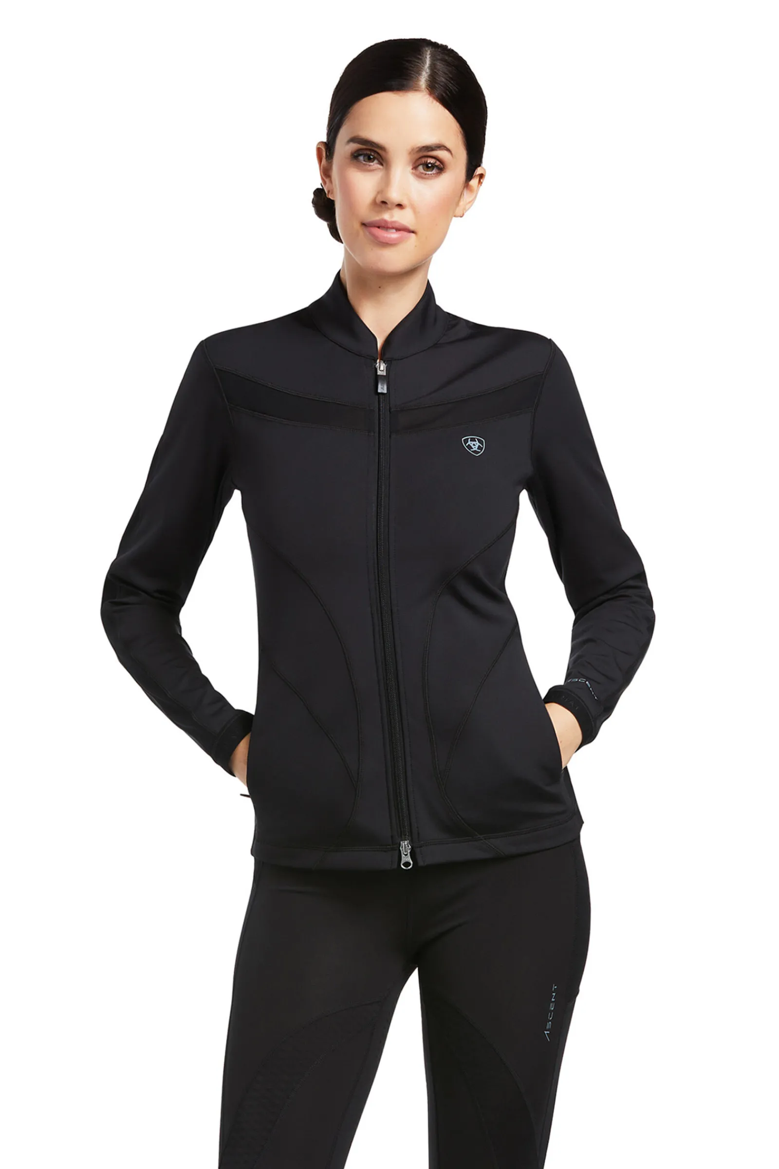 Ascent treningsgenser med hel glidelås Gensere & Fleece