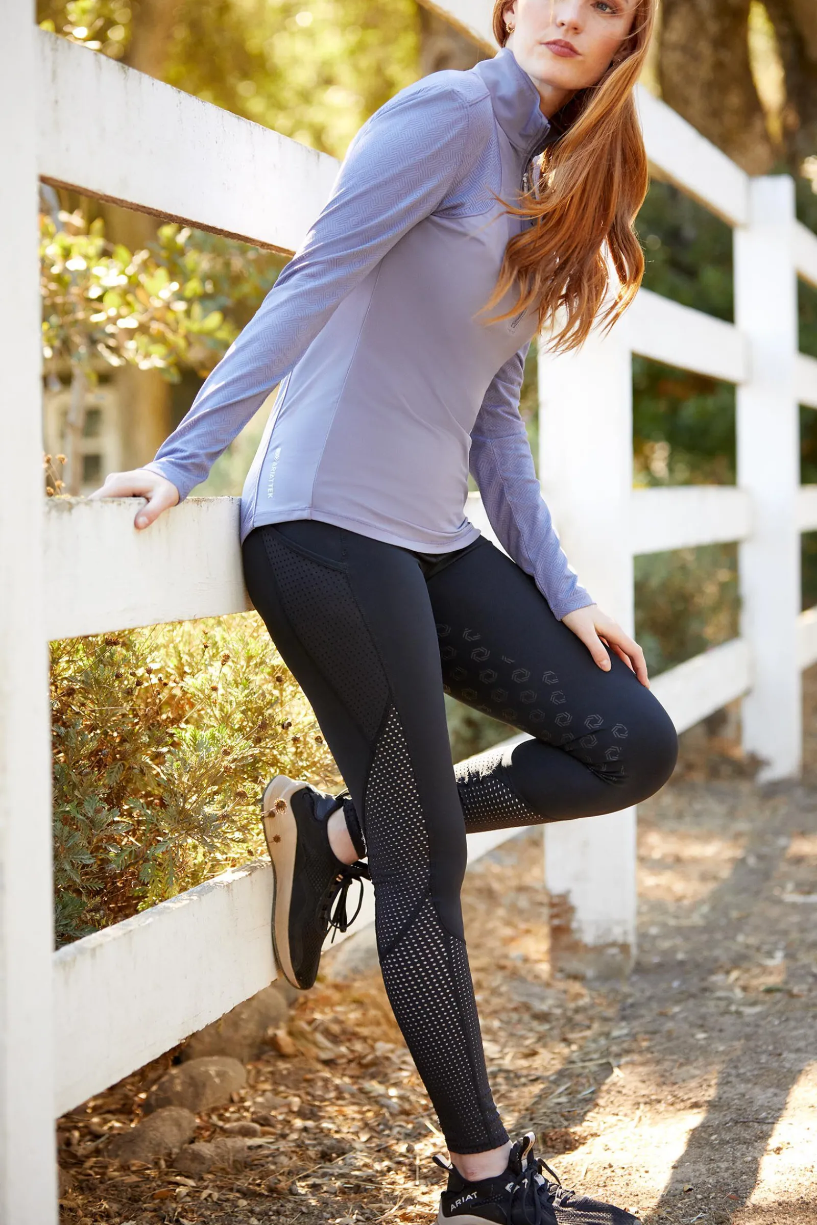 Breathe Eos dames kneforsterkede ridetights Ridetights