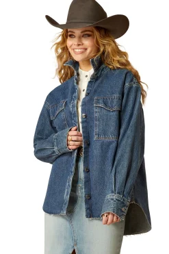 Discount Denim Skjortejakke Jakker Og Frakker