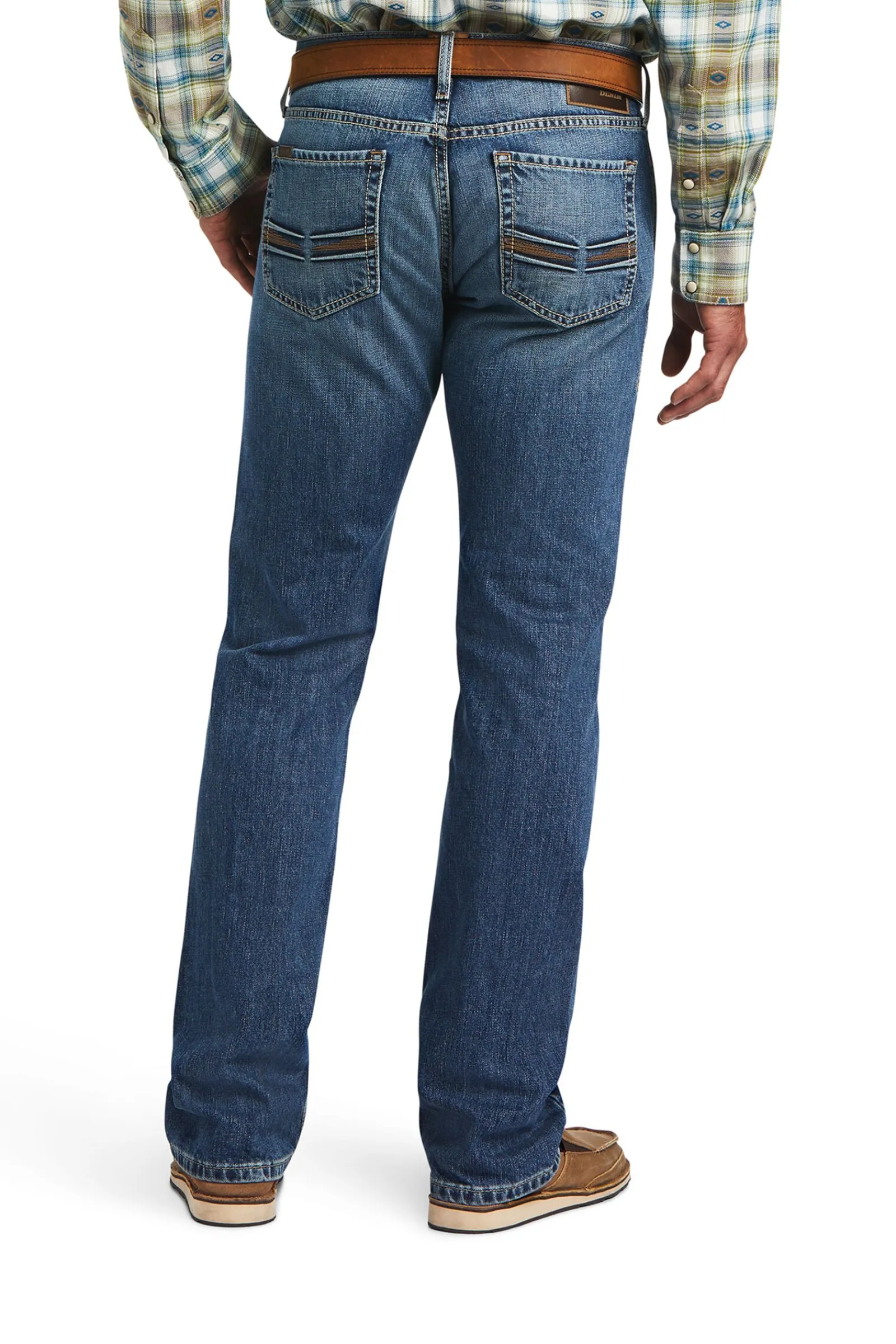 Outlet M7 Merrick jeans med rette bein til herre Ridebukser Til Herre