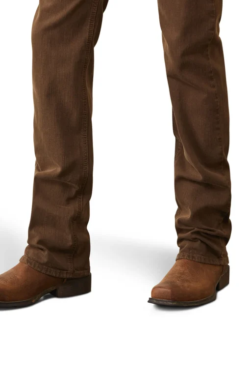 Hot M7 Str Grizzly Straight jeans til herre i olivengrønn Ridebukser Til Herre