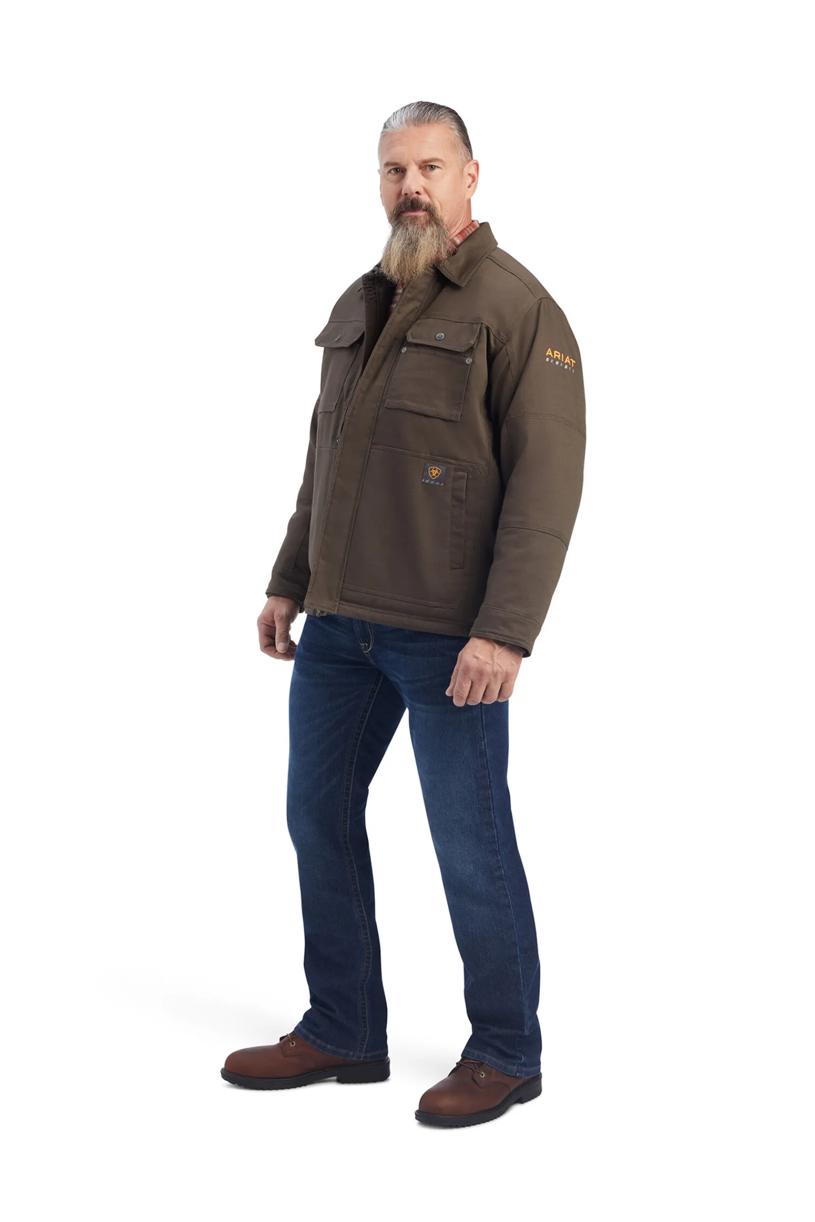 Outlet Rebar DuraCanvas Sherpa Lined jakke til herre Ridejakker Og Ridevester