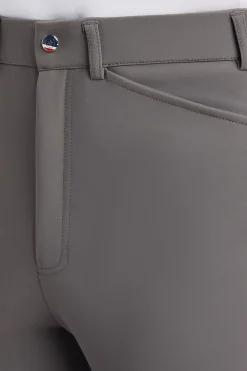 Sale Ridebukser med tri-faktor-grep for knelapper for menn Ridebukser Til Herre