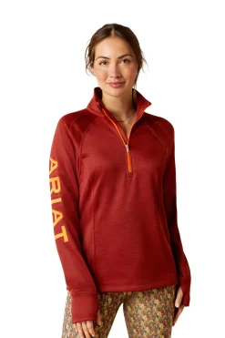 Best Tek Team sweatshirt med 1/2 glidelås, dame Gensere & Fleece