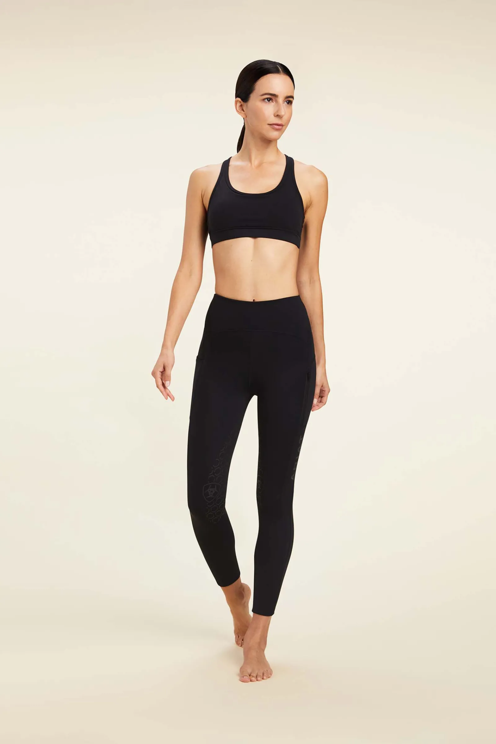 Clearance Venture Thermal ridetights for damer med halvgrip Ridetights