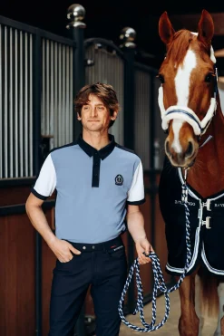 Online B Vertigo Alex funksjonell poloskjorte, herre Rideskjorter