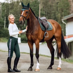 New B Vertigo Angelika funksjonell ridebukse med høyt liv, helforsterket med silikon, dame Helforsterkede Ridebukser
