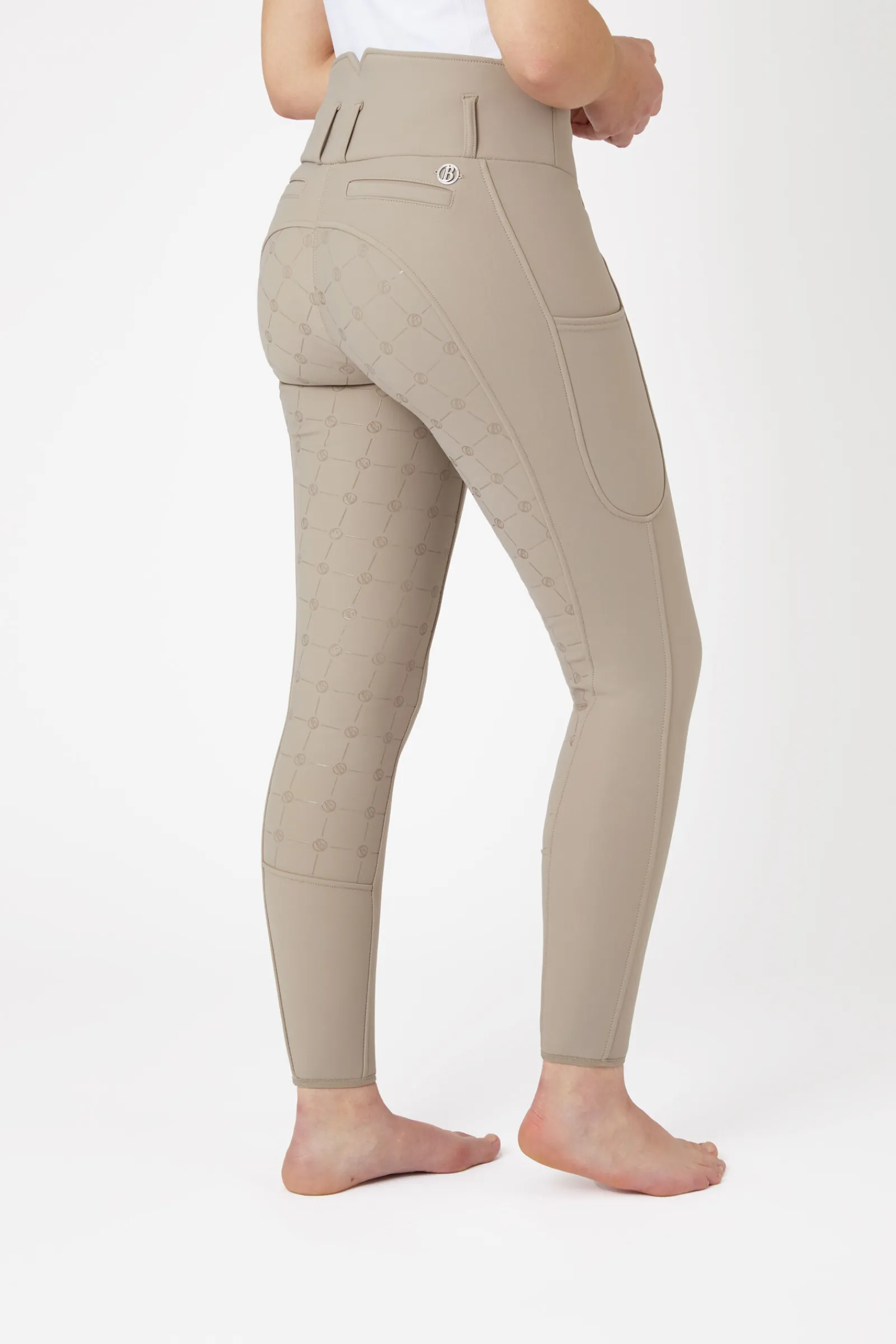 Outlet B Vertigo Aurelia helforsterkede termoridetights til dame Ridetights