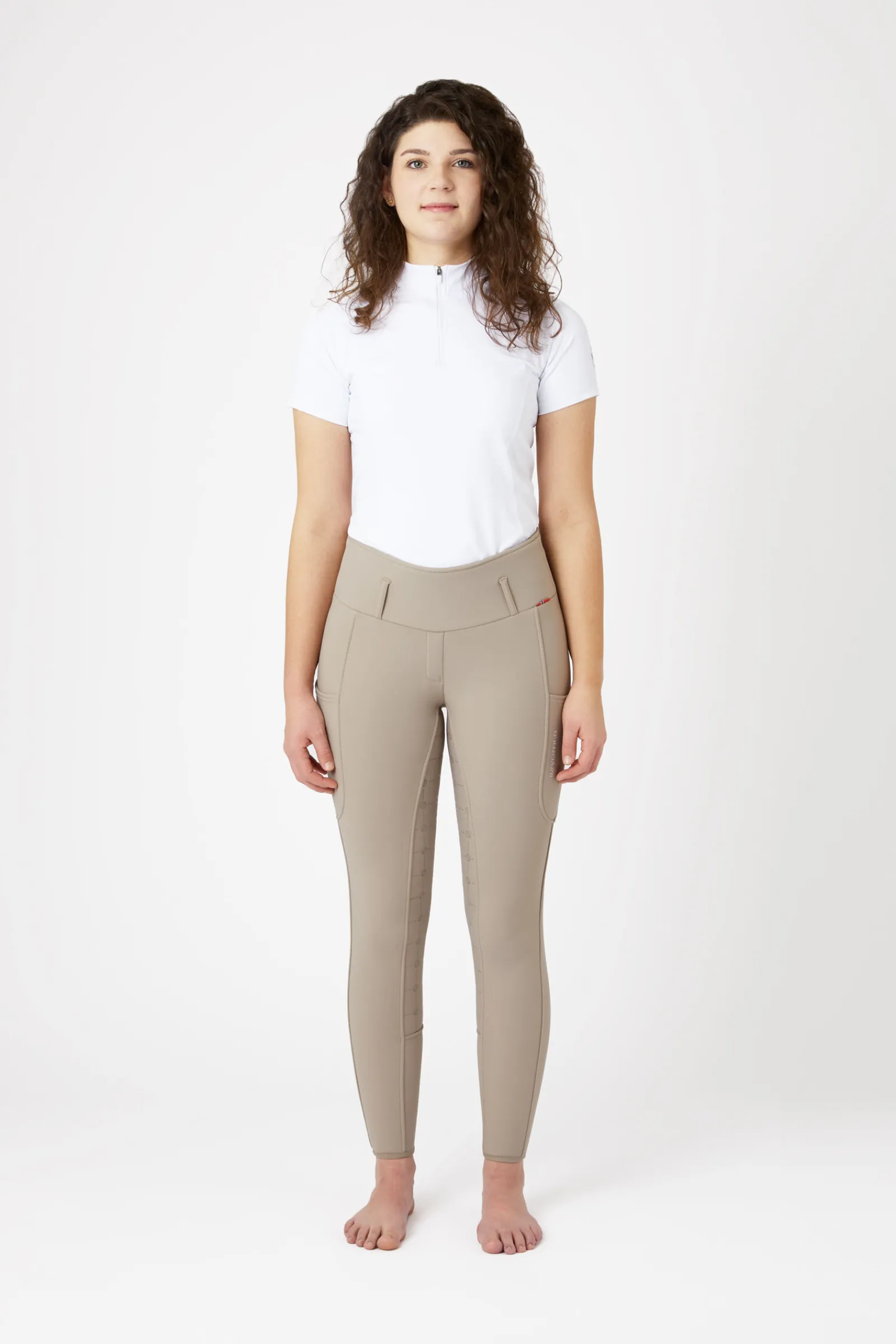 Outlet B Vertigo Aurelia helforsterkede termoridetights til dame Ridetights