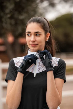 New B Vertigo Carla sommer-ridehansker i mesh til dame Sommerhansker