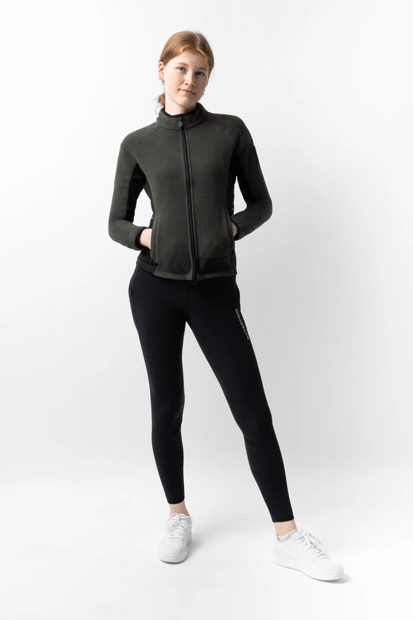 Outlet B Vertigo Cleo elastisk ridejakke i fleece til dame Gensere & Fleece|Jakker Og Frakker
