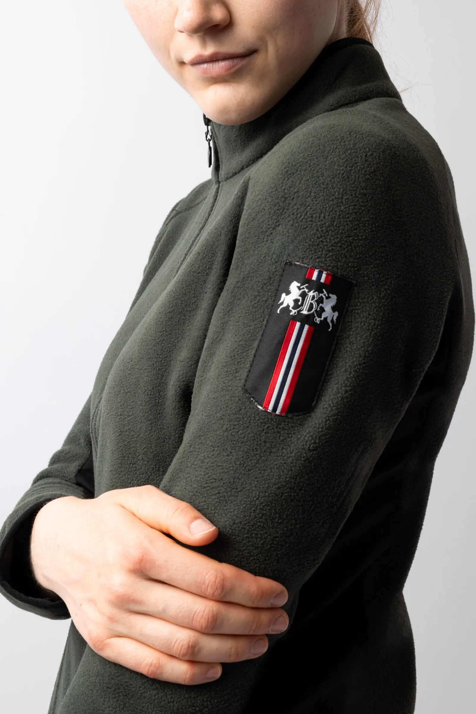 Outlet B Vertigo Cleo elastisk ridejakke i fleece til dame Gensere & Fleece|Jakker Og Frakker