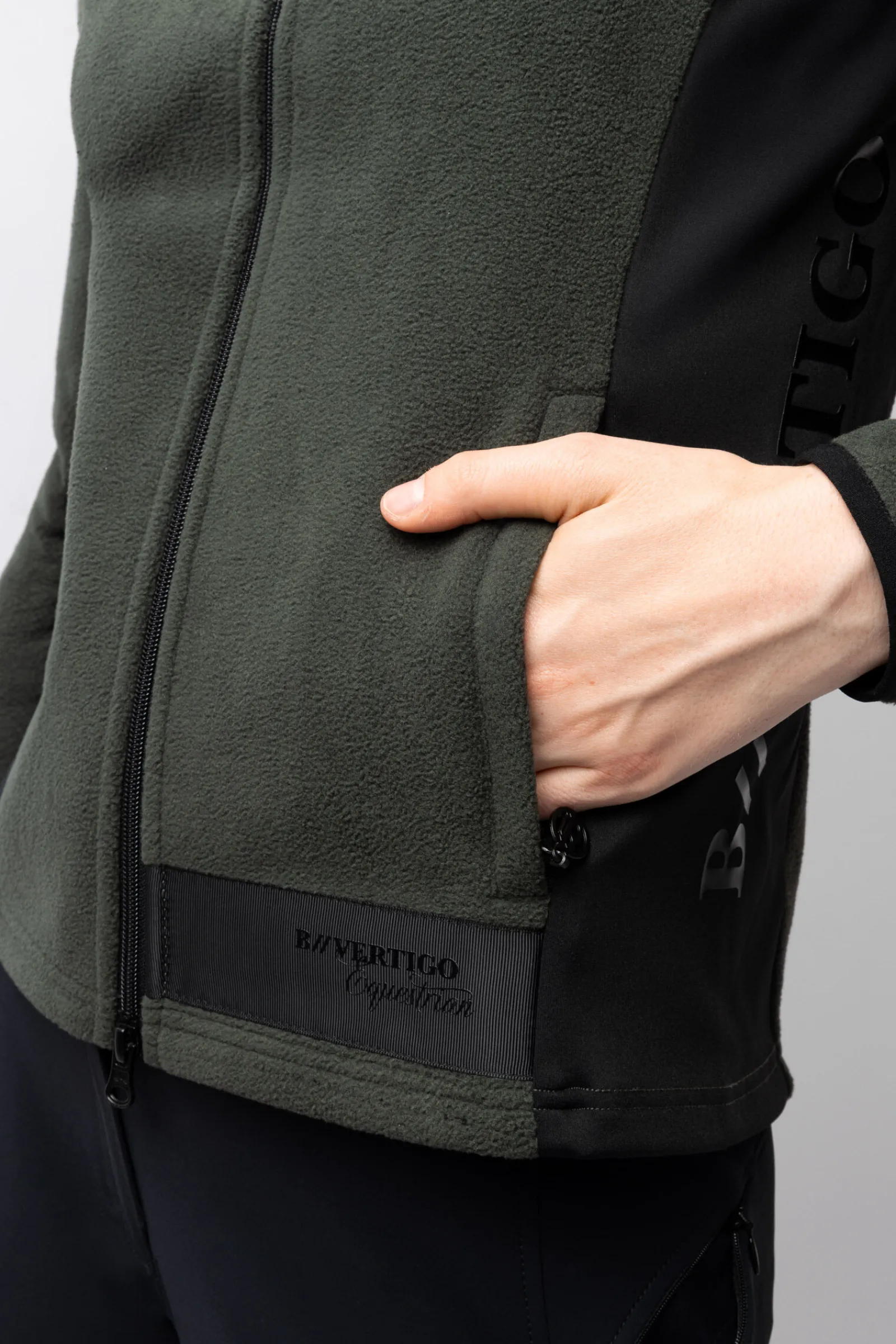 Outlet B Vertigo Cleo elastisk ridejakke i fleece til dame Gensere & Fleece|Jakker Og Frakker