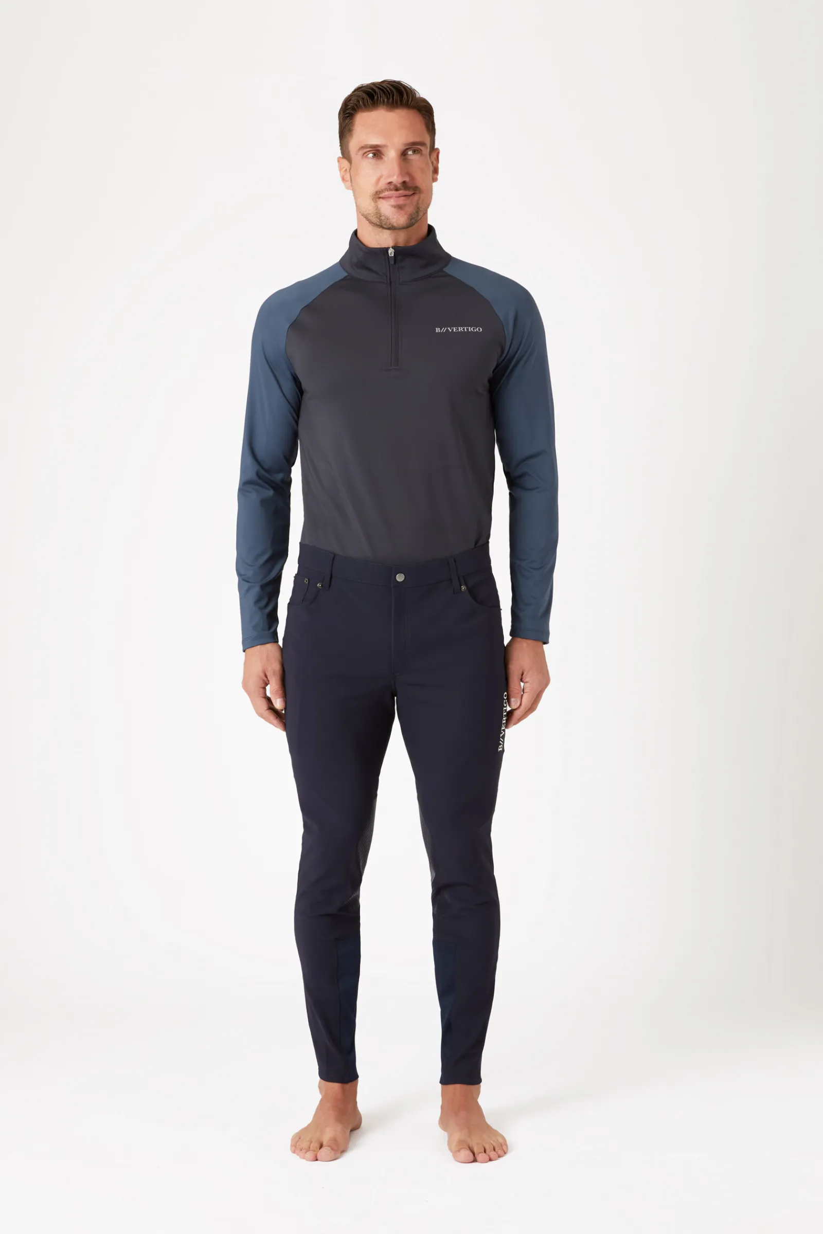 New B Vertigo Ethan kneforsterket, funksjonell ridebukse til herre Ridebukser Til Herre