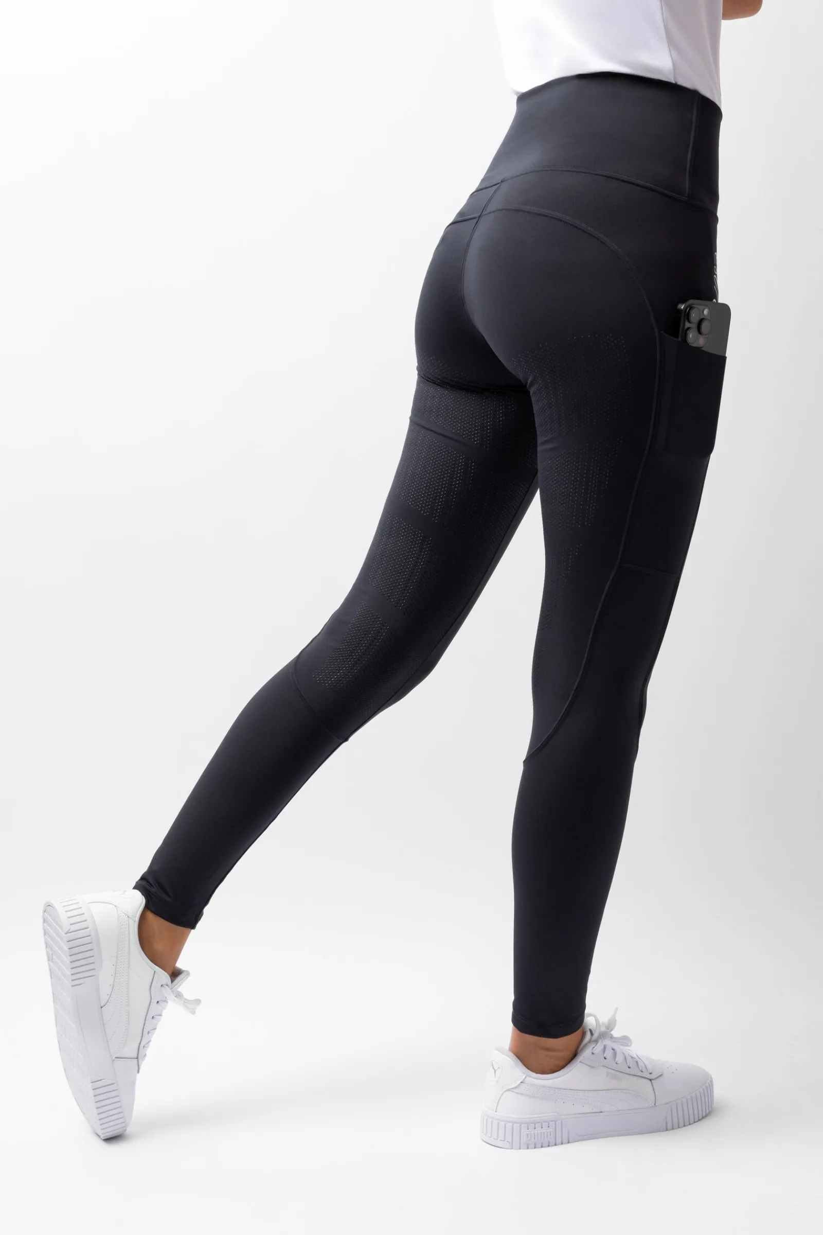 Discount B Vertigo Lara helforsterket tights med høyt liv Ridetights
