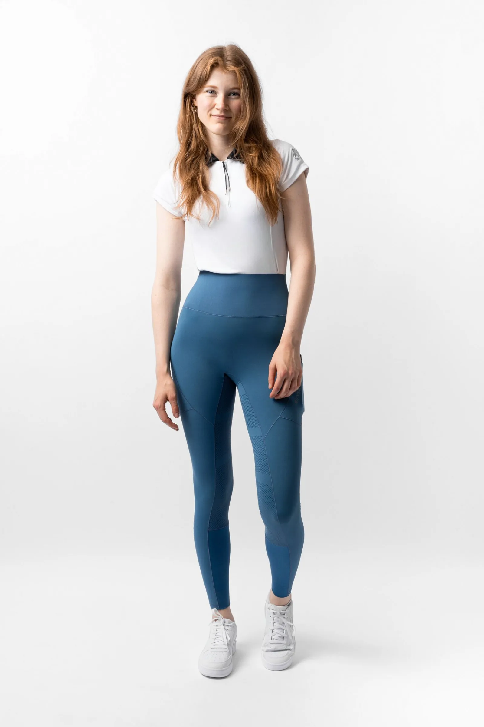 New B Vertigo Leonora Fullgrip Sømløse Thermo Tights Vinterridebukser|Ridetights