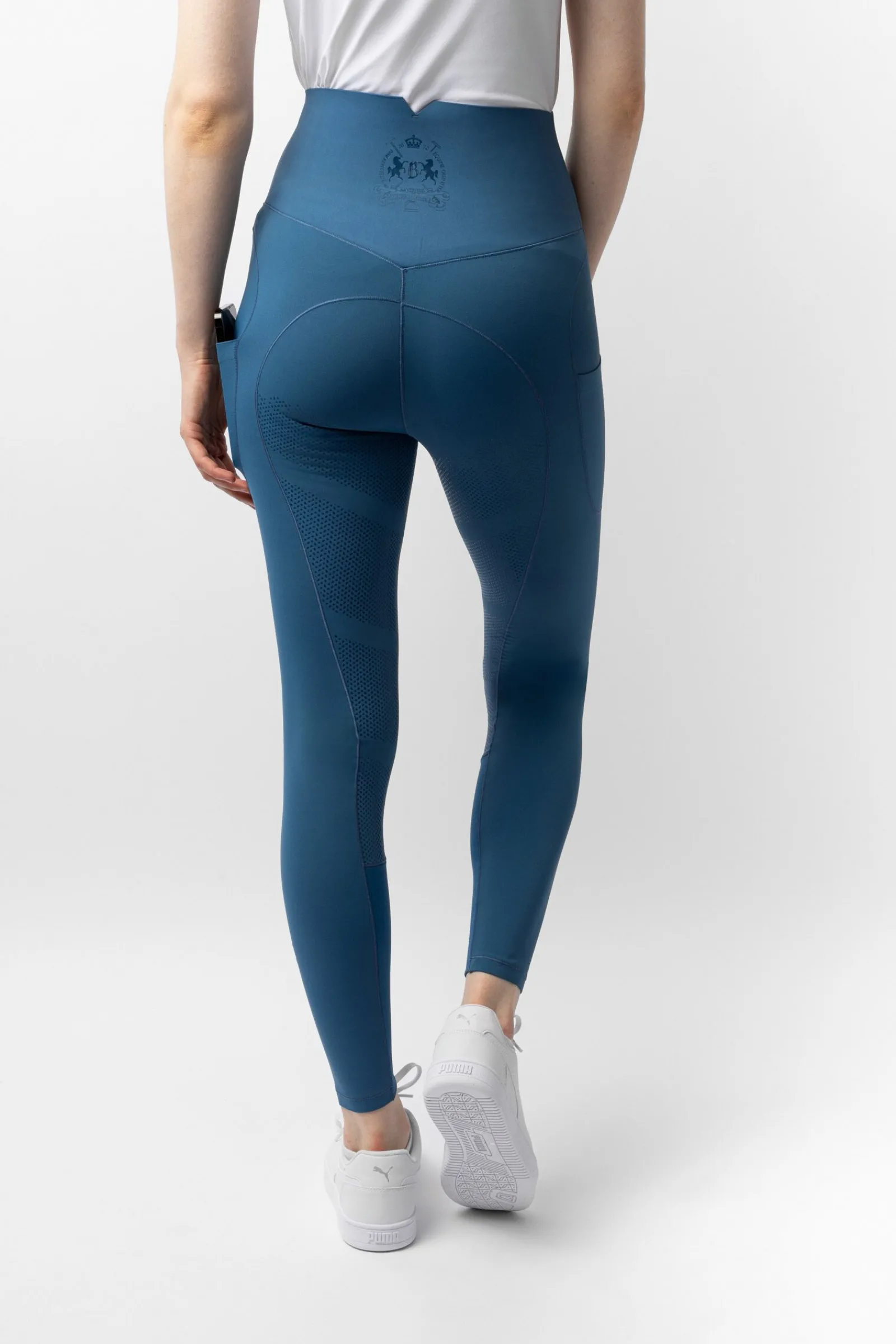 New B Vertigo Leonora Fullgrip Sømløse Thermo Tights Vinterridebukser|Ridetights