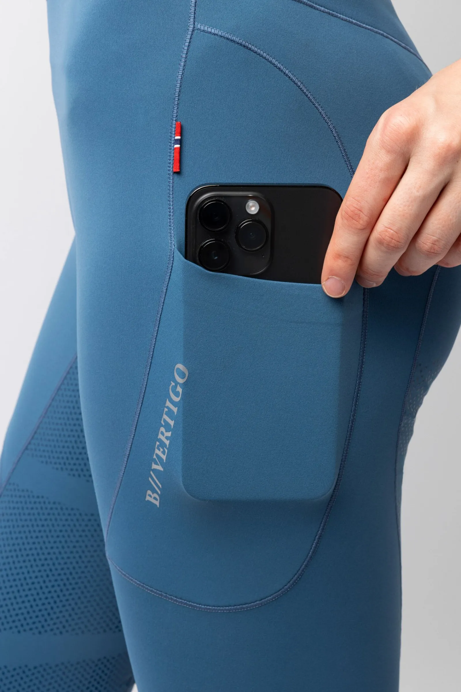 New B Vertigo Leonora Fullgrip Sømløse Thermo Tights Vinterridebukser|Ridetights