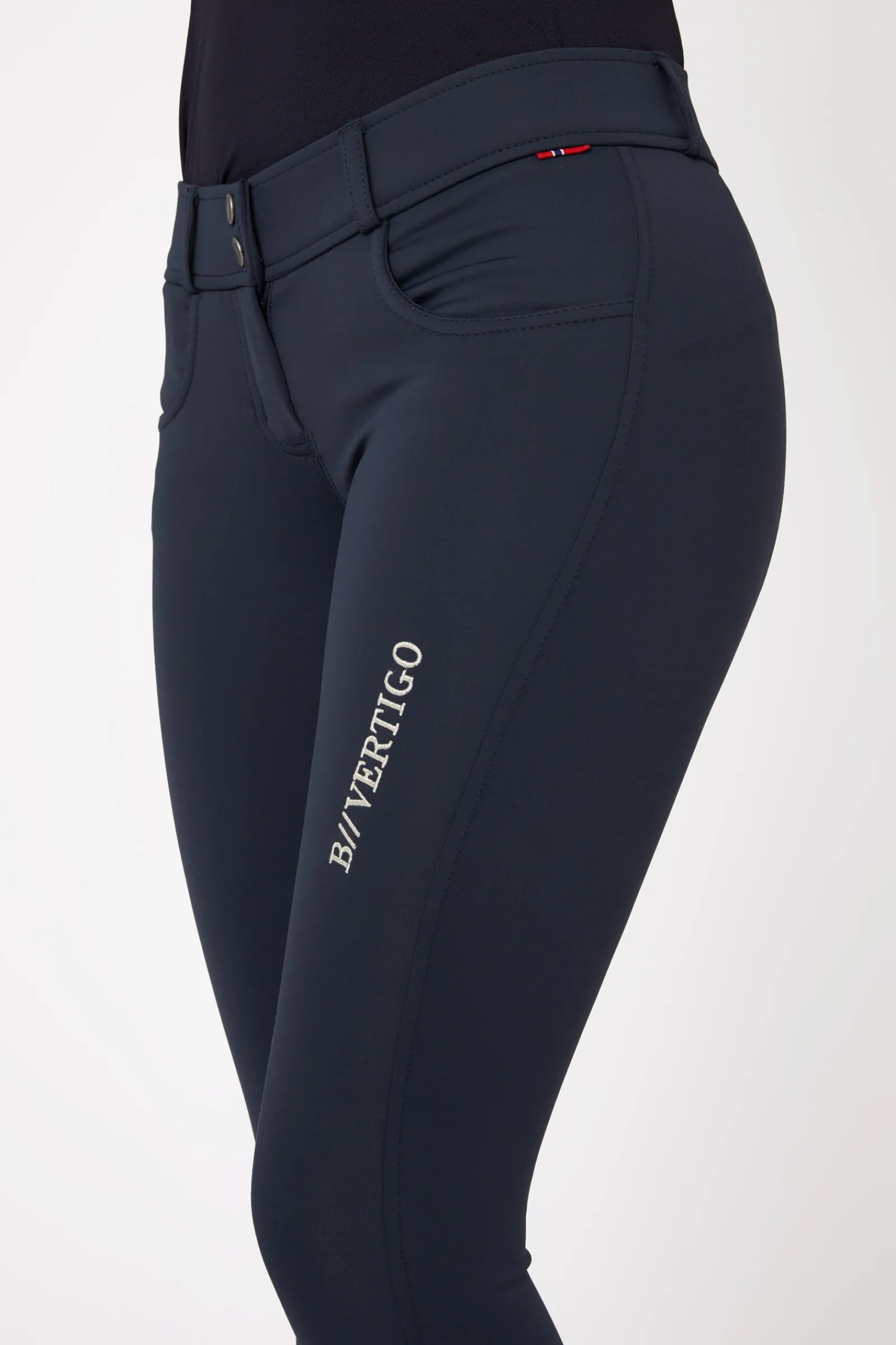 Online B Vertigo Meghan helforsterkede ridebukser med silikon, dame Helforsterkede Ridebukser