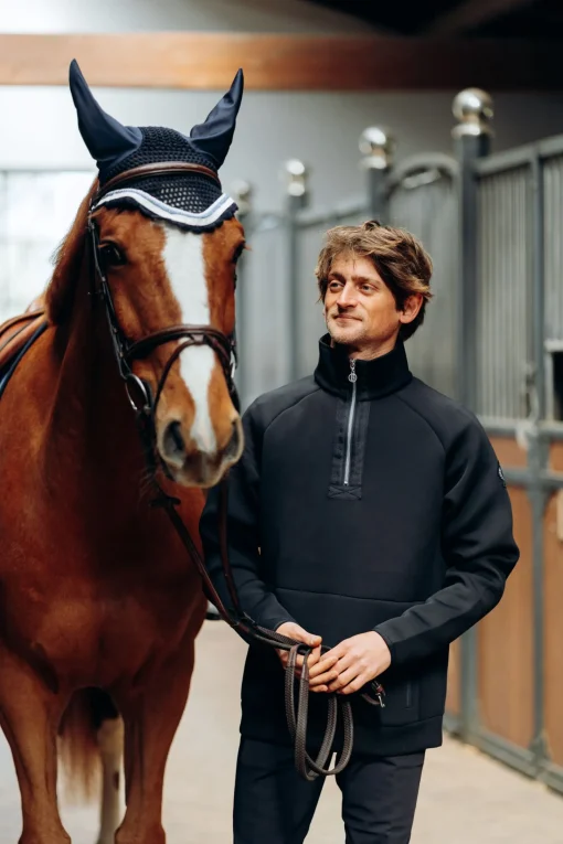 Discount B Vertigo Nicolas funksjonell treningsskjorte med glidelåslommer, herre Ride Gensere & Fleece