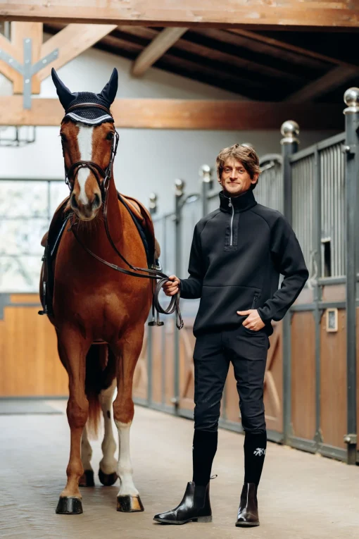 Discount B Vertigo Nicolas funksjonell treningsskjorte med glidelåslommer, herre Ride Gensere & Fleece