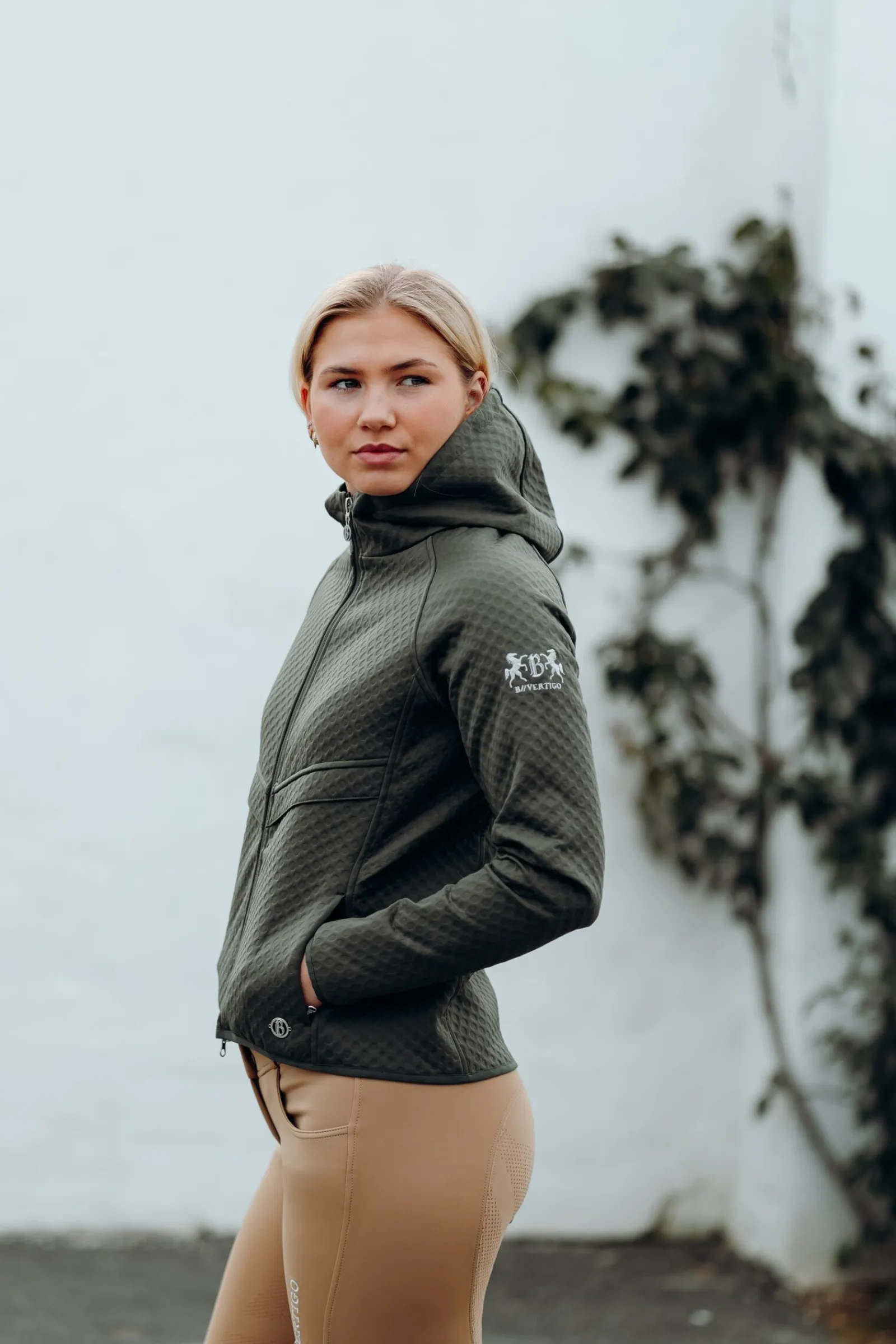 Discount B Vertigo Norah hettejakke med scubastoff, dame Gensere & Fleece|Jakker Og Frakker