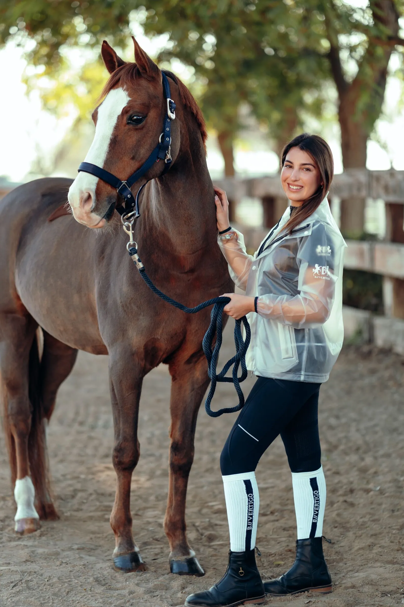 Outlet B Vertigo Remo transparent regnjakke, barn Jakker & Vester