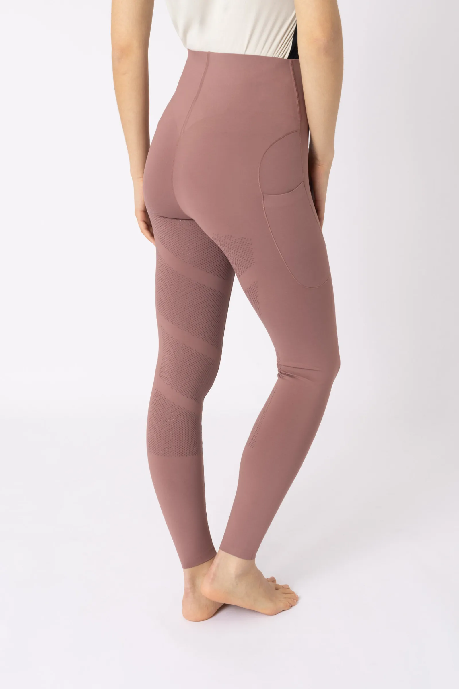 Hot B Vertigo Viktoria sømløs helforsterket ridetights Ridetights