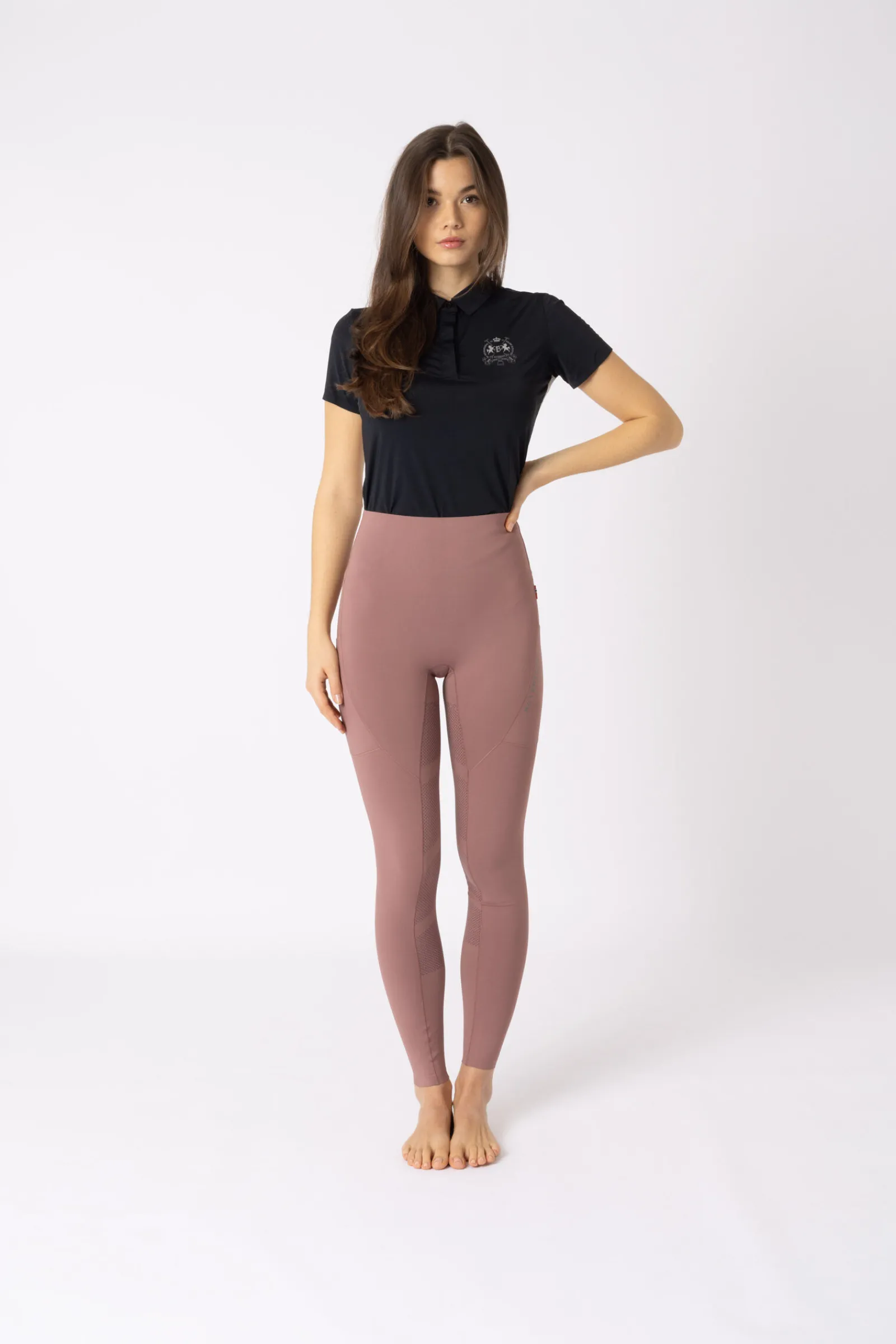 Hot B Vertigo Viktoria sømløs helforsterket ridetights Ridetights