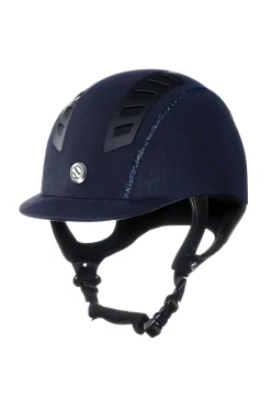 Hot Back on Track EQ3 MIPS ridehjelm med mikrofiber Ridehjelmer