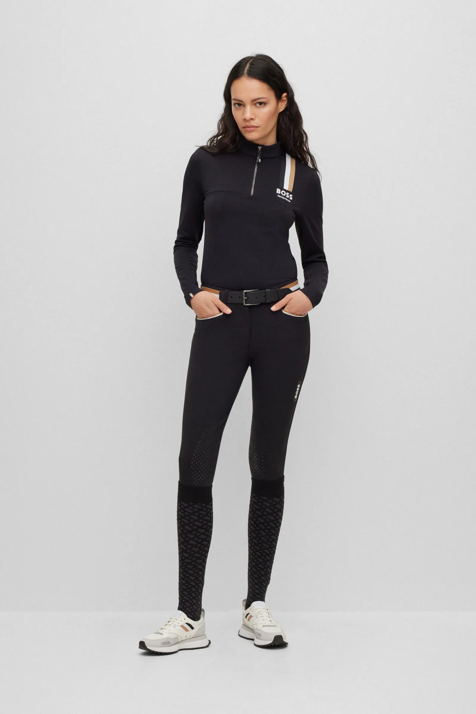 Sale Lia Signature Stripe treningsskjorte for kvinner Skjorter Og Topper