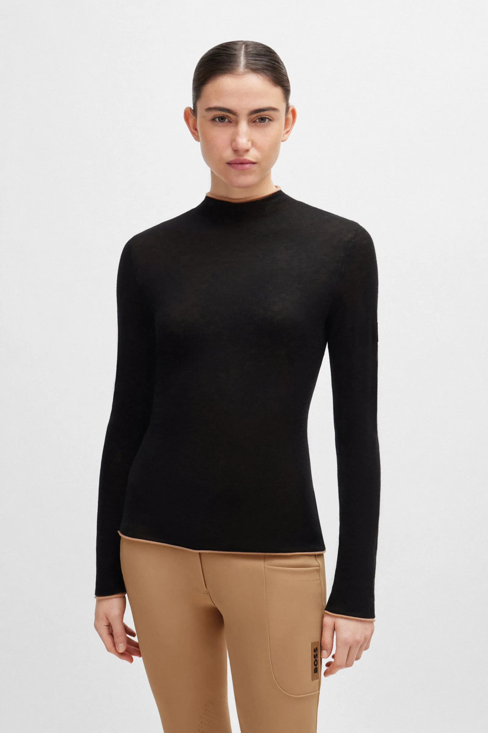 Sale May myk strikket høyhalset genser Gensere & Fleece