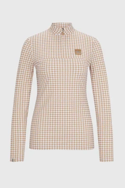 Discount Rachel treningsskjorte Houndstooth Skjorter Og Topper