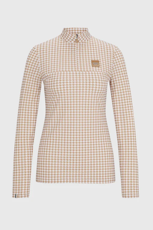 Discount Rachel treningsskjorte Houndstooth Skjorter Og Topper