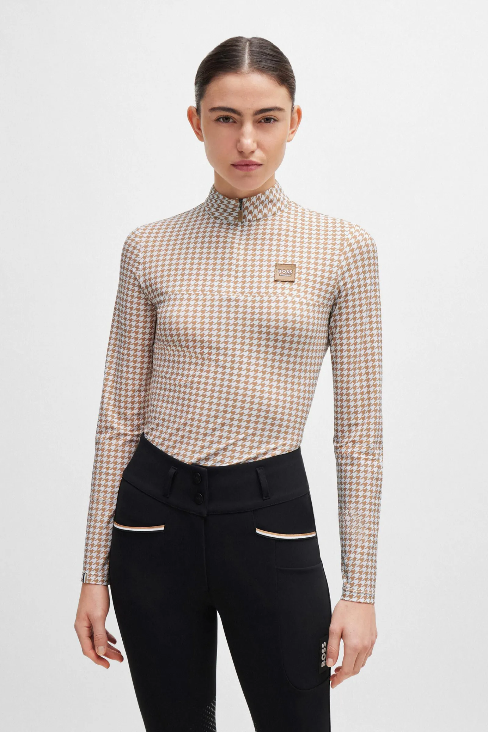 Discount Rachel treningsskjorte Houndstooth Skjorter Og Topper