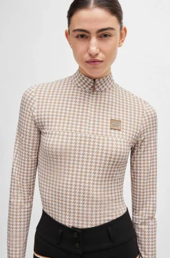 Discount Rachel treningsskjorte Houndstooth Skjorter Og Topper