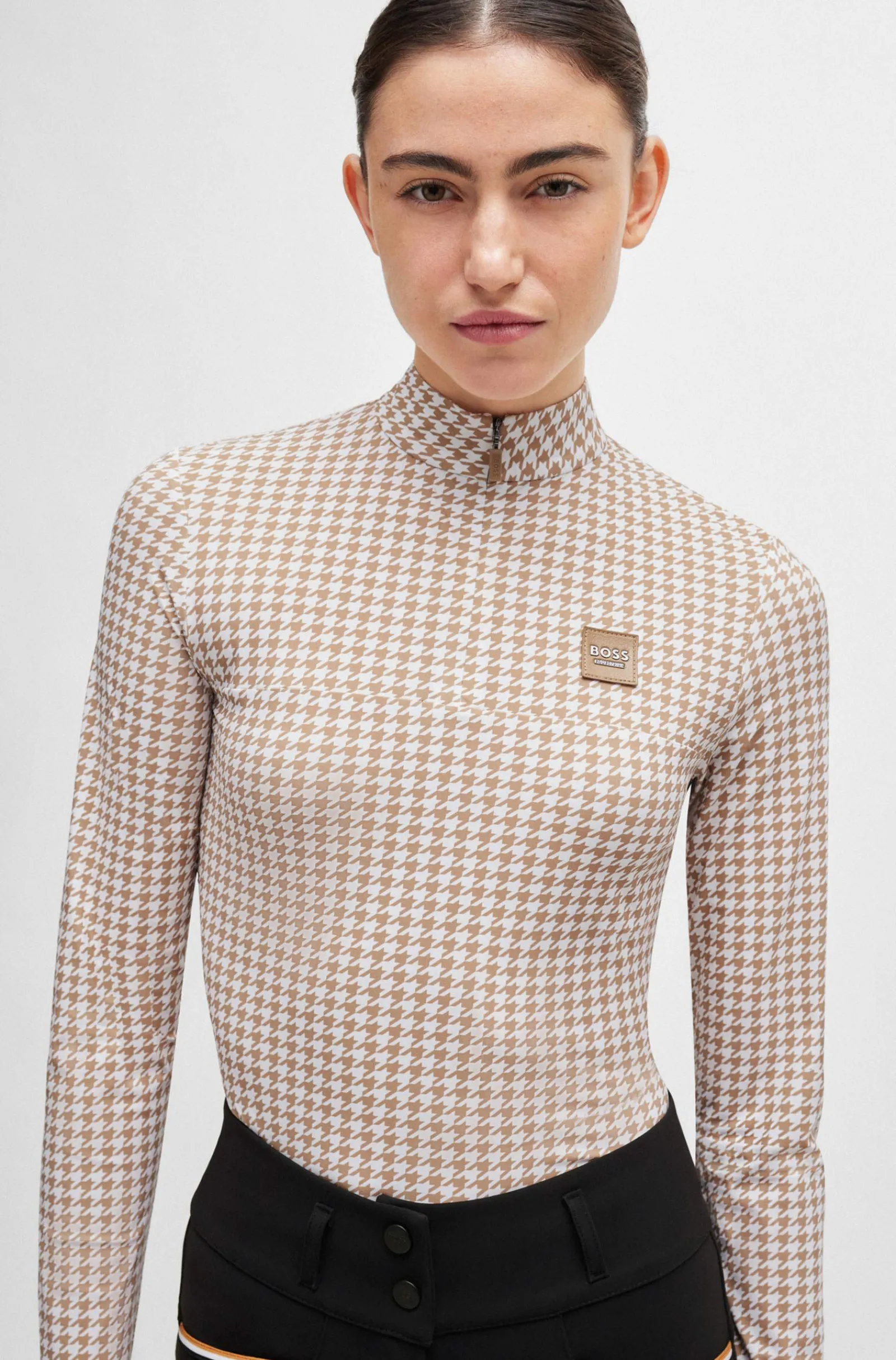 Discount Rachel treningsskjorte Houndstooth Skjorter Og Topper