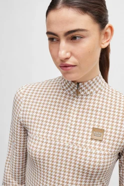 Discount Rachel treningsskjorte Houndstooth Skjorter Og Topper