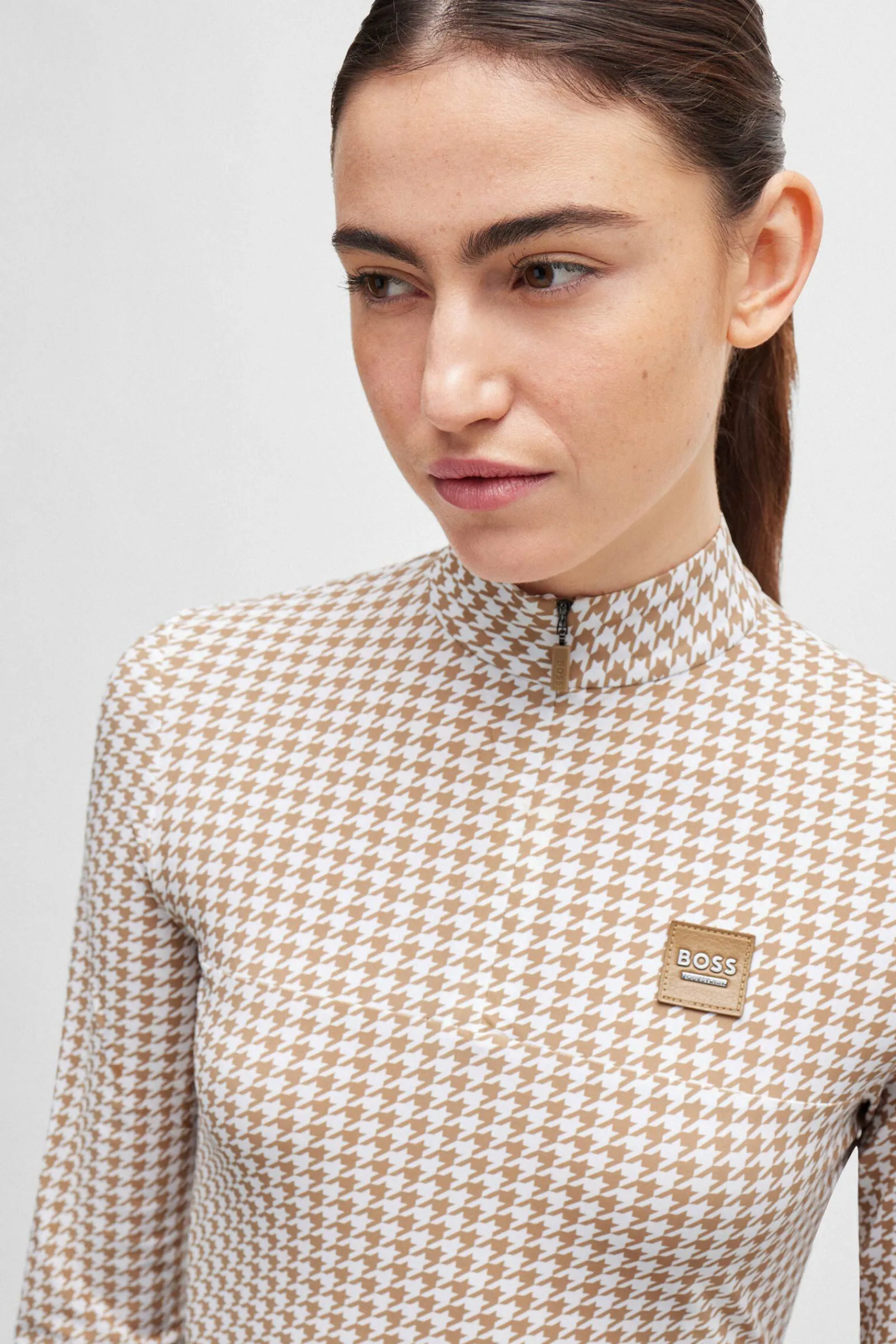 Discount Rachel treningsskjorte Houndstooth Skjorter Og Topper