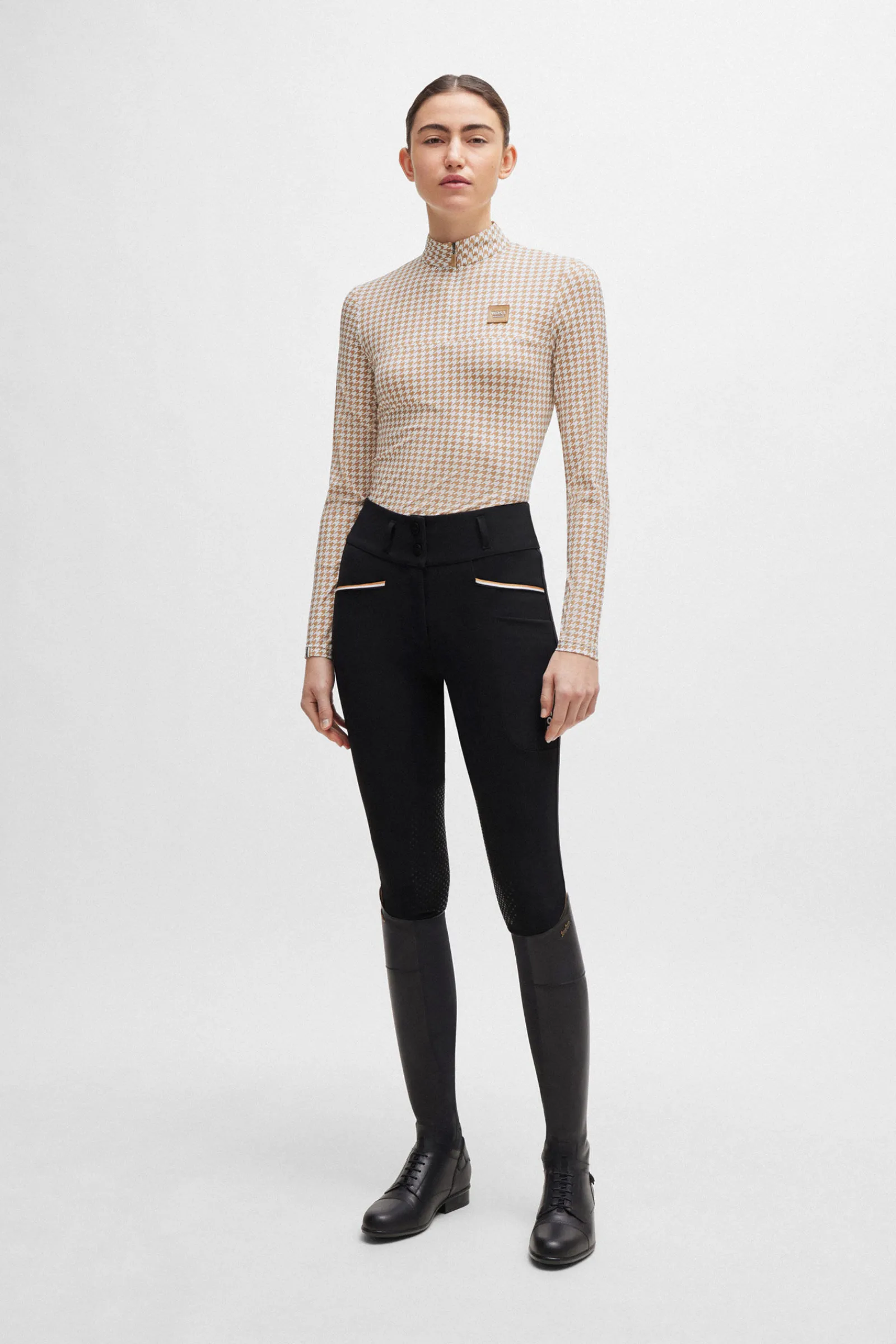 Discount Rachel treningsskjorte Houndstooth Skjorter Og Topper