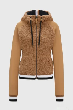 Best Riva Teddy Hybrid Zip hettegenser Gensere & Fleece