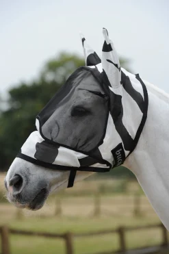 Sale Buzz-Off Zebra Deluxe Fluemaske Fluemasker & Fluepannebånd|Fluemasker & Fluepannebånd