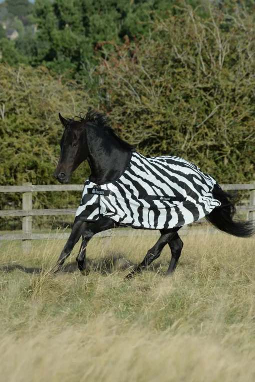 Outlet Buzz-Off Zebra fluedekken med avtagbart halsstykke Insektsdekken|Insektsdekken