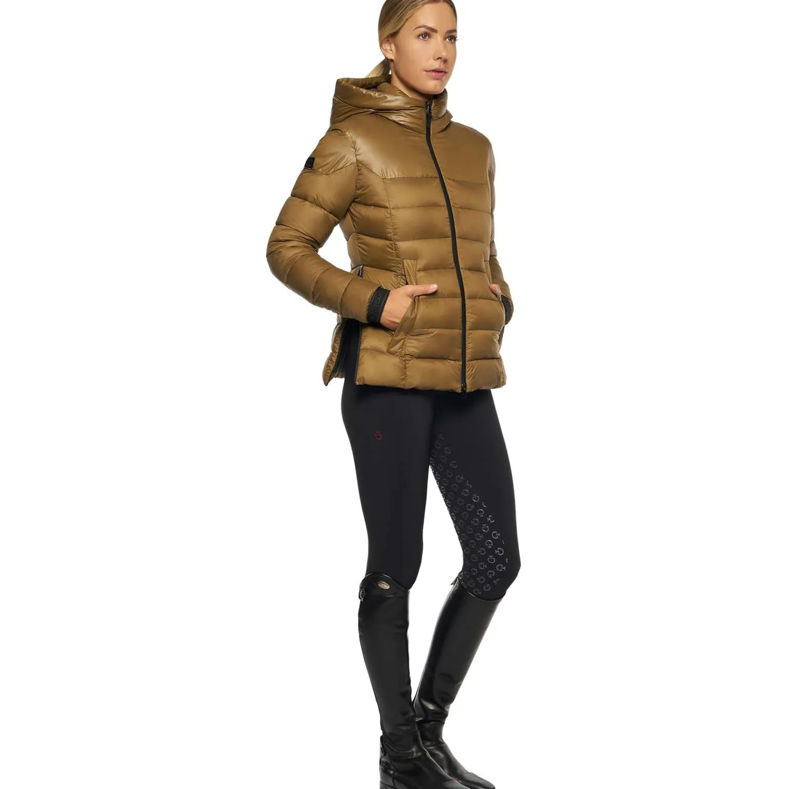 Best Cavalleria Toscana dame steppjakke med integrert hette Jakker Og Frakker