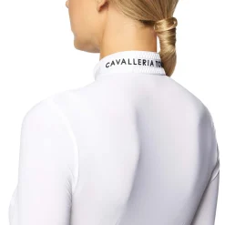 Sale Cavalleria Toscana Embroidery stevneskjorte med lange ermer for kvinner Stevne