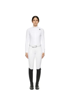 Outlet Cavalleria Toscana R-Evo Perforated Epaulet Women Stevne|Skjorter Og Topper
