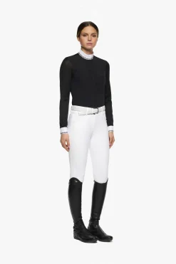 Discount Cavalleria Toscana stevneskjorte med lange ermer og folder for kvinner Skjorter Og Topper
