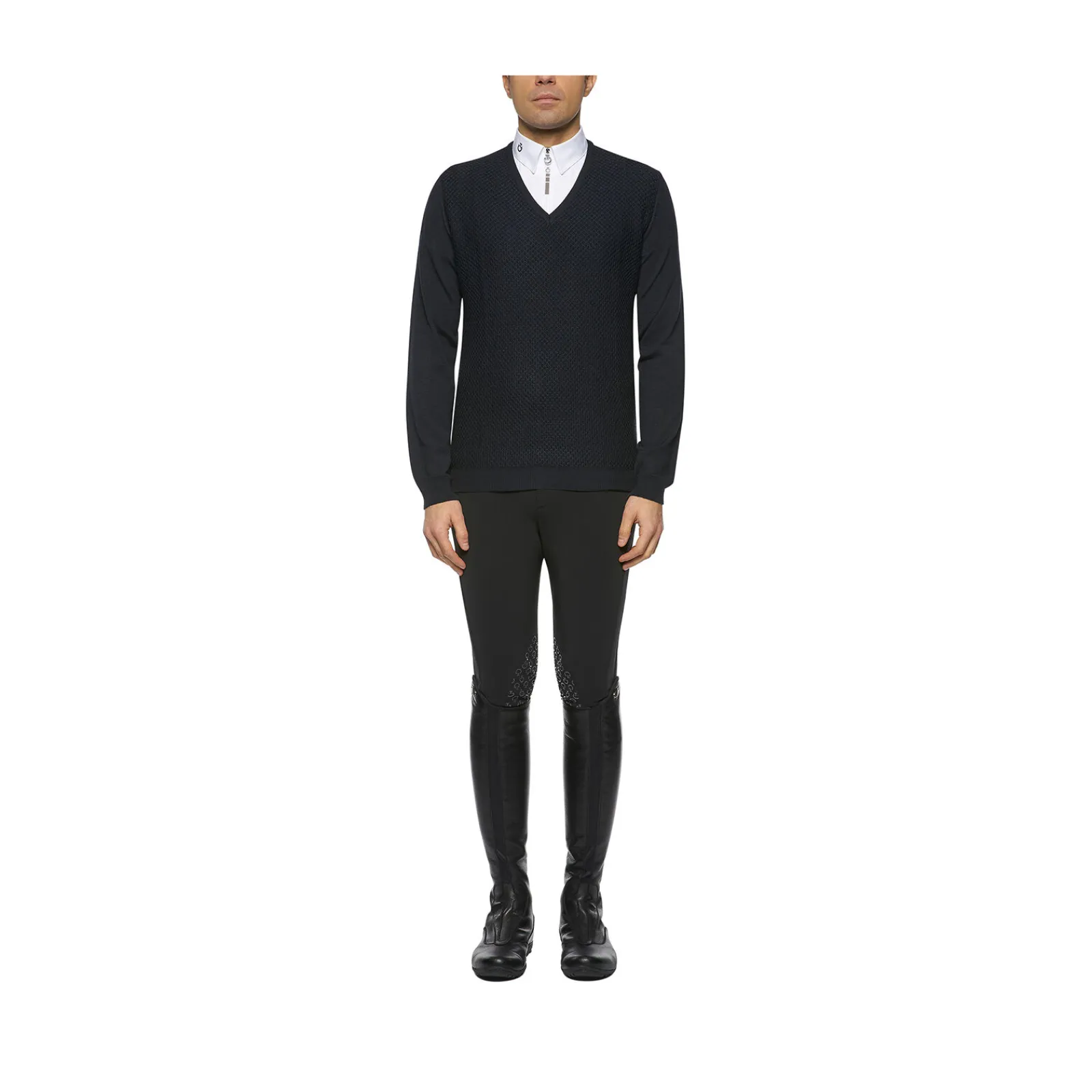 Online Cavalleria Toscana ullstrikket genser med V-hals, herre Gensere & Fleece