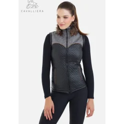 New Riding vanntett vintervest i softshell og pels, MAJESTY Jakker Og Frakker